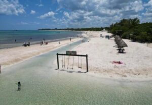 Playa Punta Esmeralda - one of the best beaches in Playa del Carmen for tourists