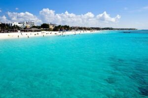 On the list of best beaches in Playa Del Carmen - Playacar Beach!