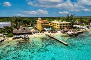 The island of Cozumel is one of the most popular items in the best things to do in Playa del Carmen list