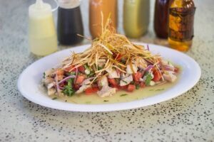 Los Aguachiles is one of the 10 best restaurants in Playa del Carmen - here is a dish they offer