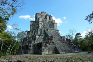 Muyil Ruins (shown in this picture) is one of the top historical sites near Playa del Carmen