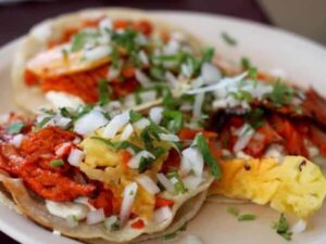 A yummy dish from one of the 10 best restaurants in PLaya del Carmen (El Fogón)